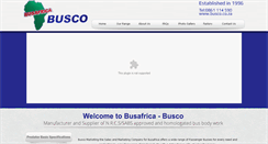 Desktop Screenshot of busco.co.za